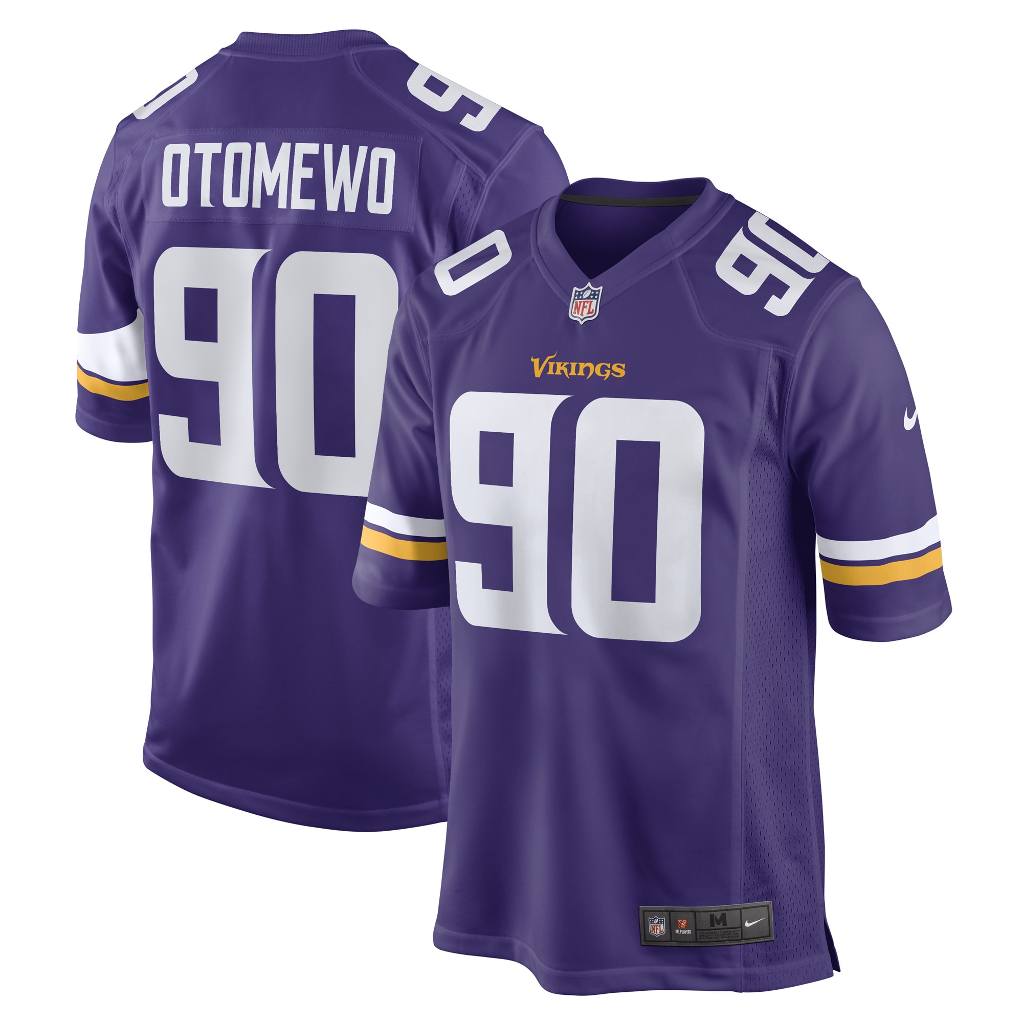 Esezi Otomewo Minnesota Vikings Nike Game Player Jersey - Purple - PersonalJerseys