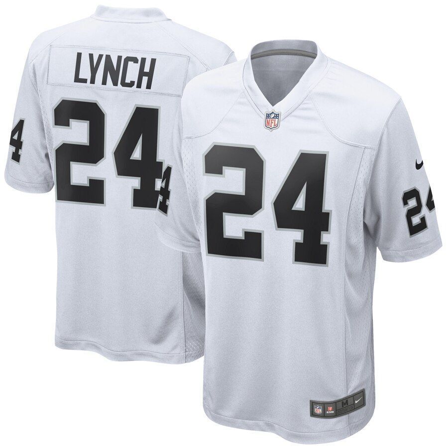 Marshawn Lynch Las Vegas Raiders Game Jersey - White - Friend Lounge Store - Shop for All Things Jerseys Sports - PersonalJerseys