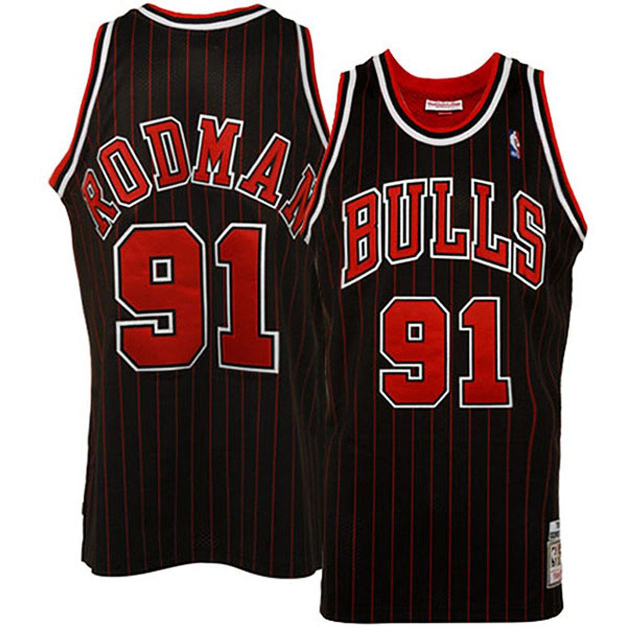 Male Dennis Rodman Mitchell & Ness Chicago Bulls Throwback Black Jersey - Friend Lounge Store - Shop for All Things Jerseys Sports - PersonalJerseys