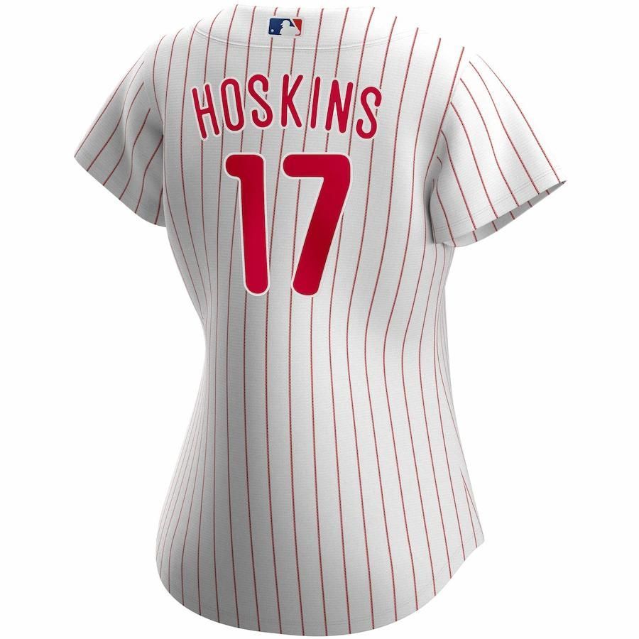 Rhys Hoskins Philadelphia Phillies Women's Home 2020 Player Jersey – White - Friend Lounge Store - Shop for All Things Jerseys Sports - PersonalJerseys