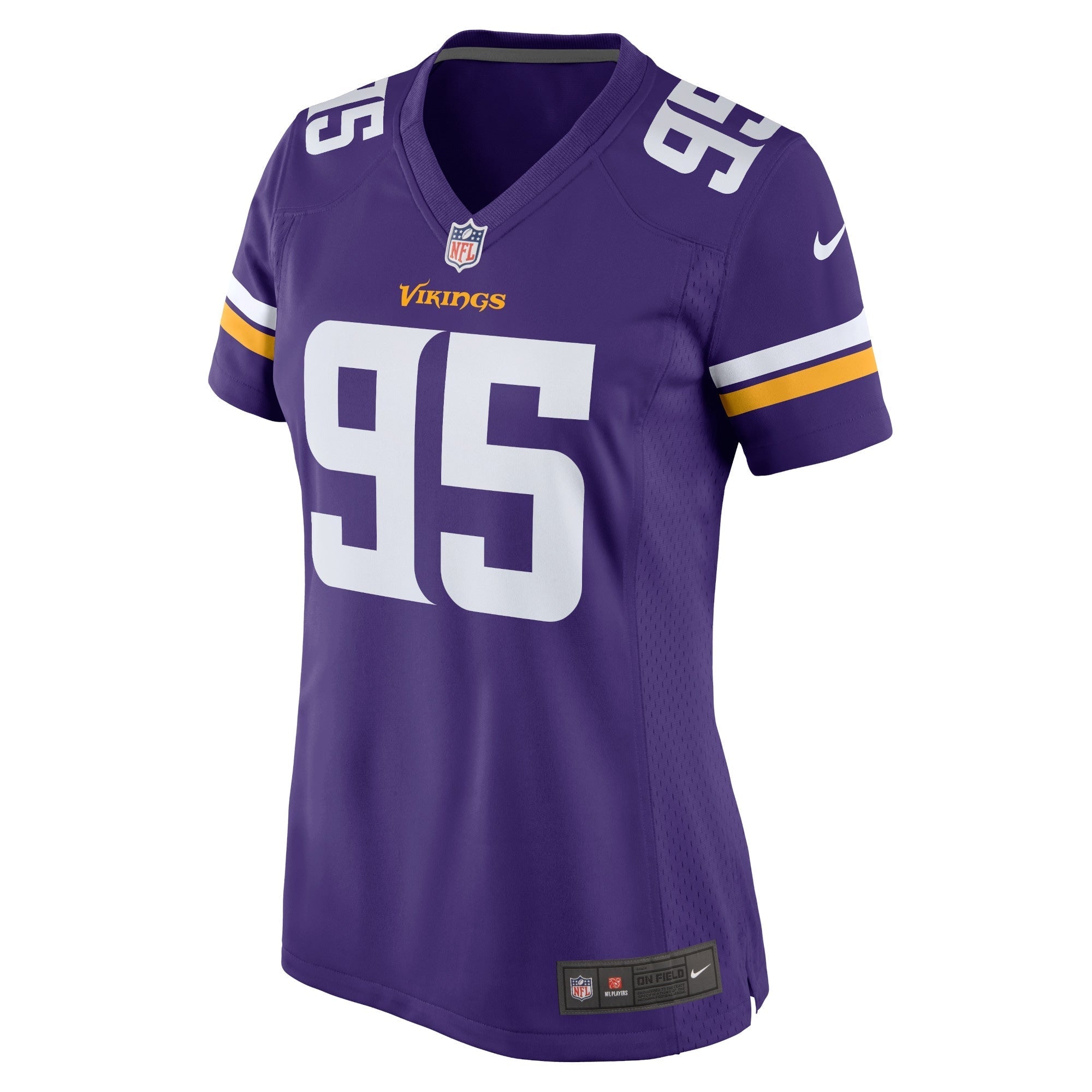 Women's Nike Khyiris Tonga Purple Minnesota Vikings Home Game Player Jersey - PersonalJerseys