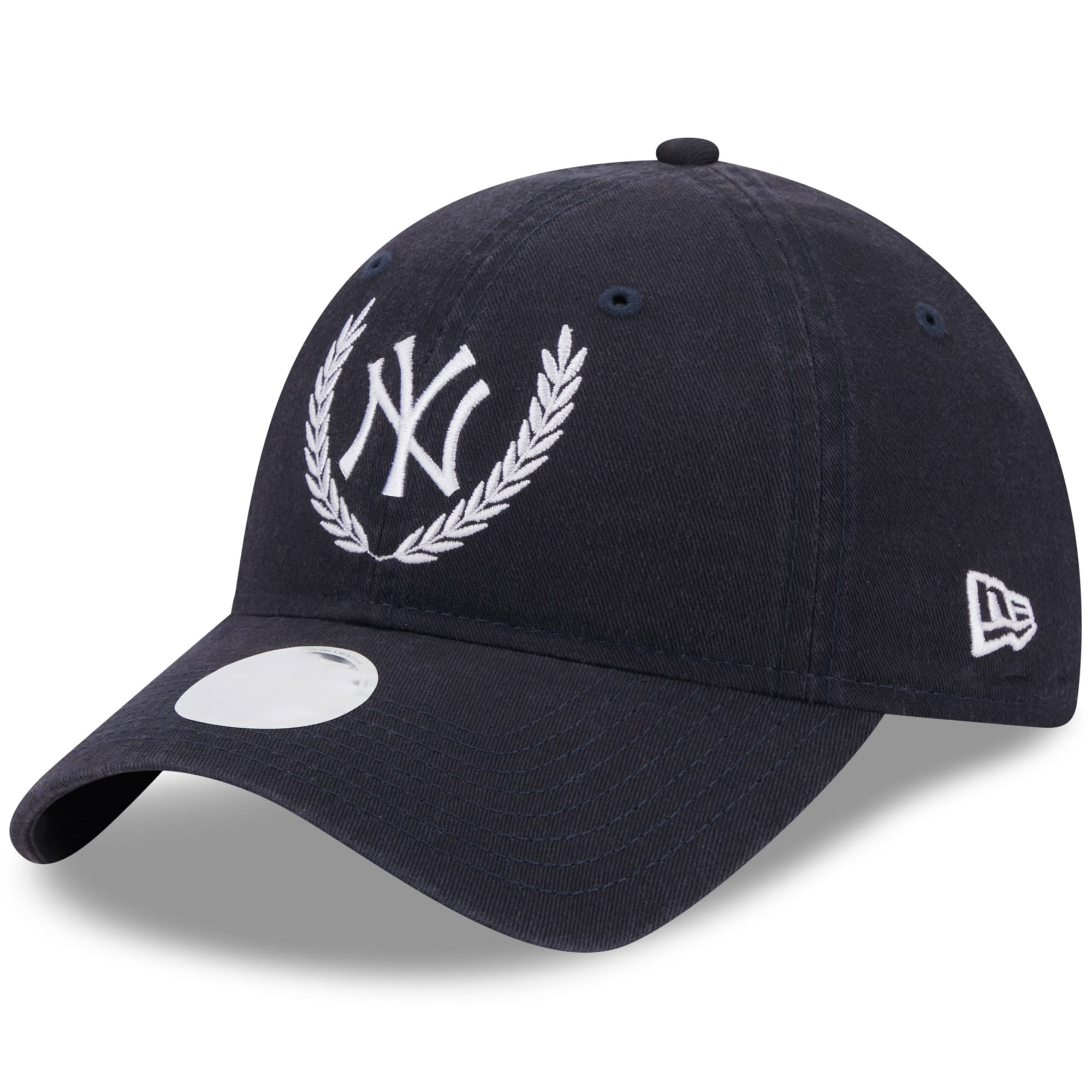 New York Yankees New Era Women's Leaves 9TWENTY Adjustable Hat - Navy - PersonalJerseys