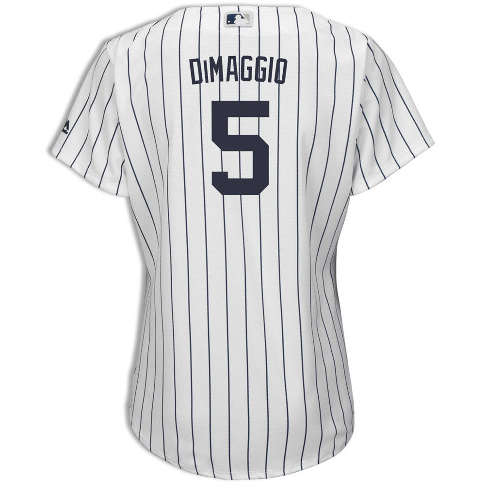 Women's New York Yankees Joe DiMaggio Replica Home Jersey - White - PersonalJerseys