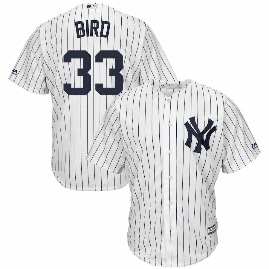 Greg Bird New York Yankees Majestic Official Cool Base Player Jersey - White - Friend Lounge Store - Shop for All Things Jerseys Sports - PersonalJerseys