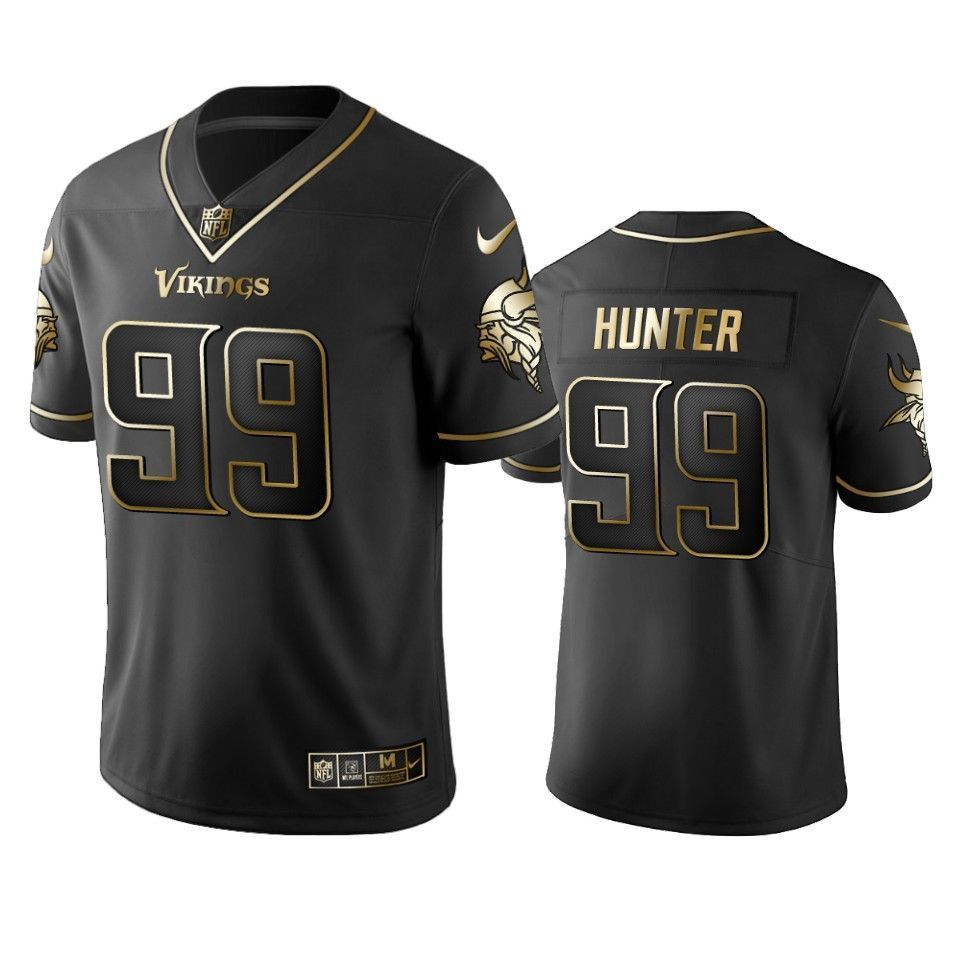 Minnesota Vikings Danielle Hunter Black Golden Edition 2019 Vapor Untouchable Limited Jersey - Men's - Friend Lounge Store - Shop for All Things Jerseys Sports - PersonalJerseys