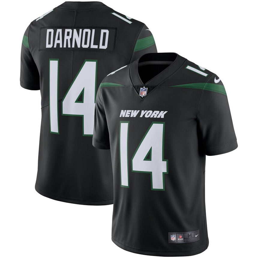Men's New York Jets Sam Darnold Stealth Black Vapor Limited Jersey - PersonalJerseys