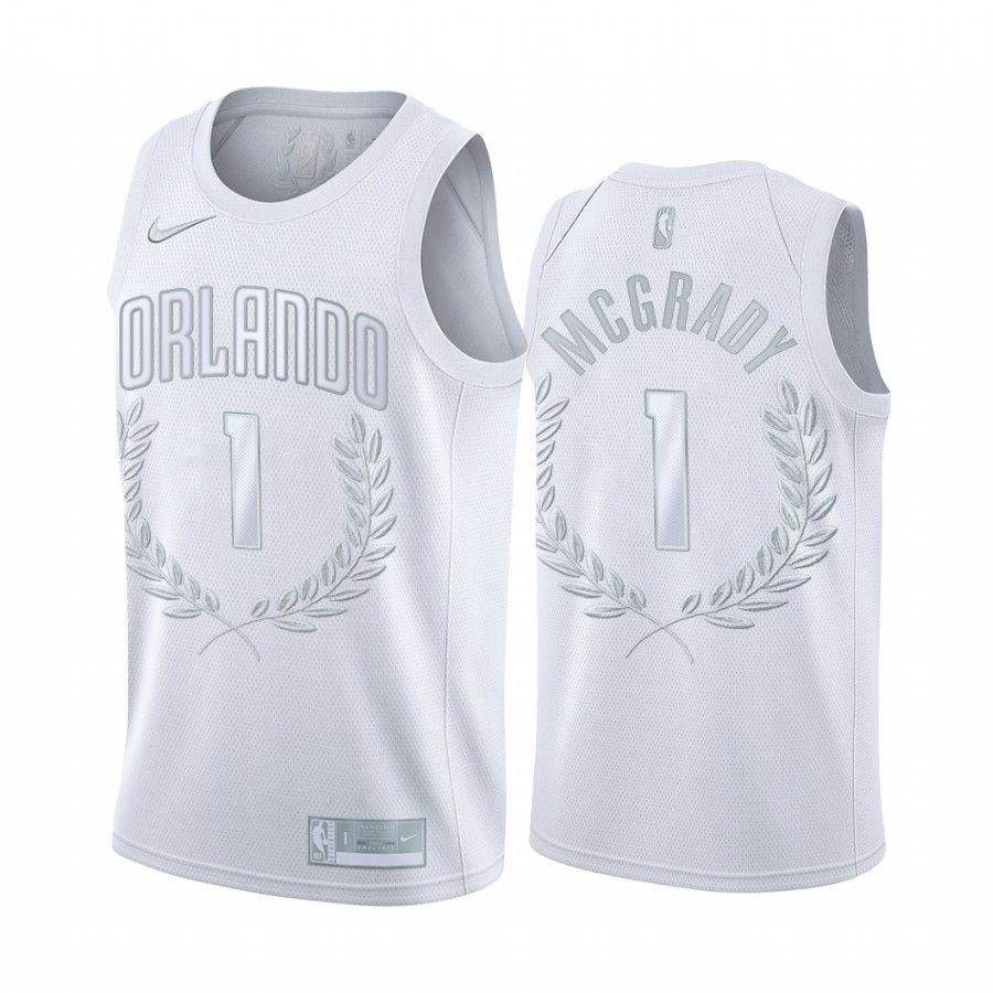 Tracy McGrady #1 Orlando Magic White hall of Fame Jersey - Friend Lounge Store - Shop for All Things Jerseys Sports - PersonalJerseys