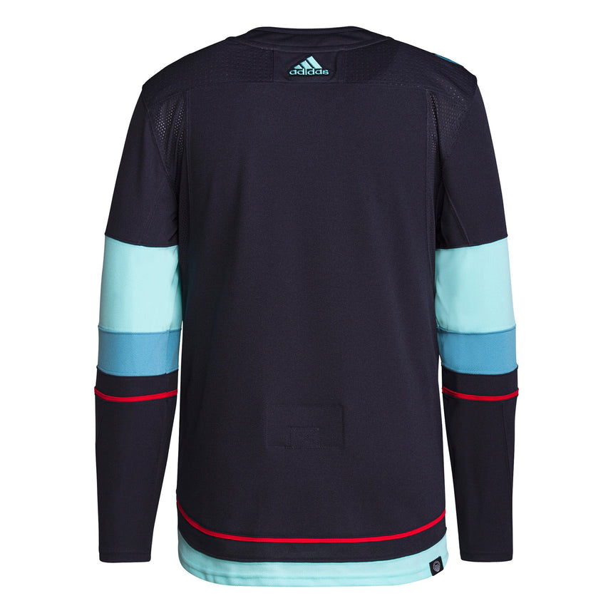 Men's Seattle Kraken adidas Navy Home Authentic Primegreen Jersey - PersonalJerseys