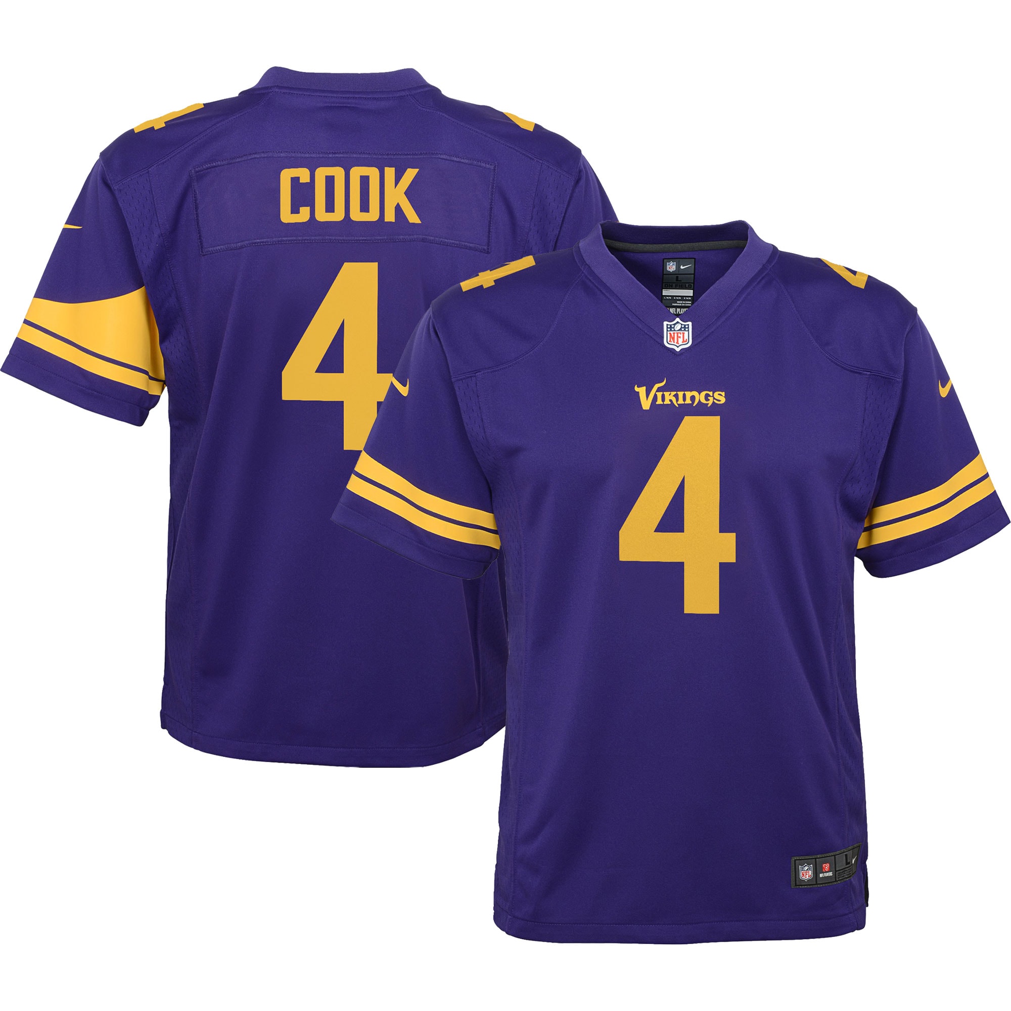 Dalvin Cook Minnesota Vikings Nike Youth Game Jersey - Purple - PersonalJerseys