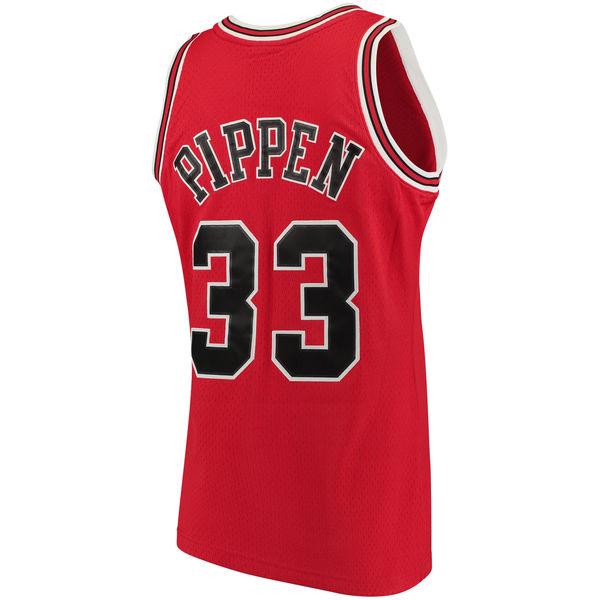 Mens Chicago Bulls Scottie Pippen Mitchell & Ness Red 1997-98 Hardwood Classics Swingman Jersey - PersonalJerseys