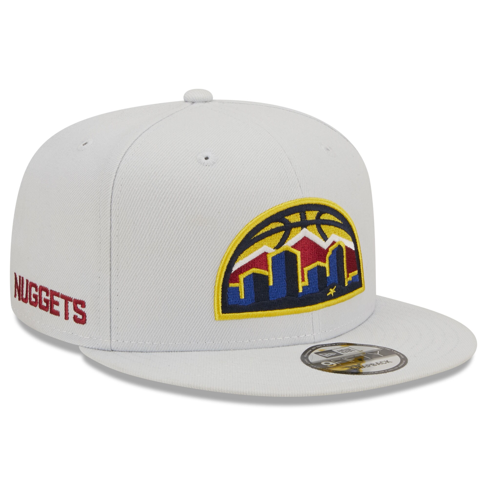 Denver Nuggets New Era 2022/23 City Edition Official 9FIFTY Snapback Adjustable Hat - Gray - PersonalJerseys