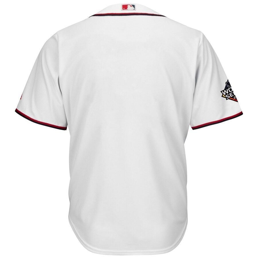 Washington Nationals Majestic 2019 World Series Bound Official Cool Base Team Jersey - White - Friend Lounge Store - Shop for All Things Jerseys Sports - PersonalJerseys