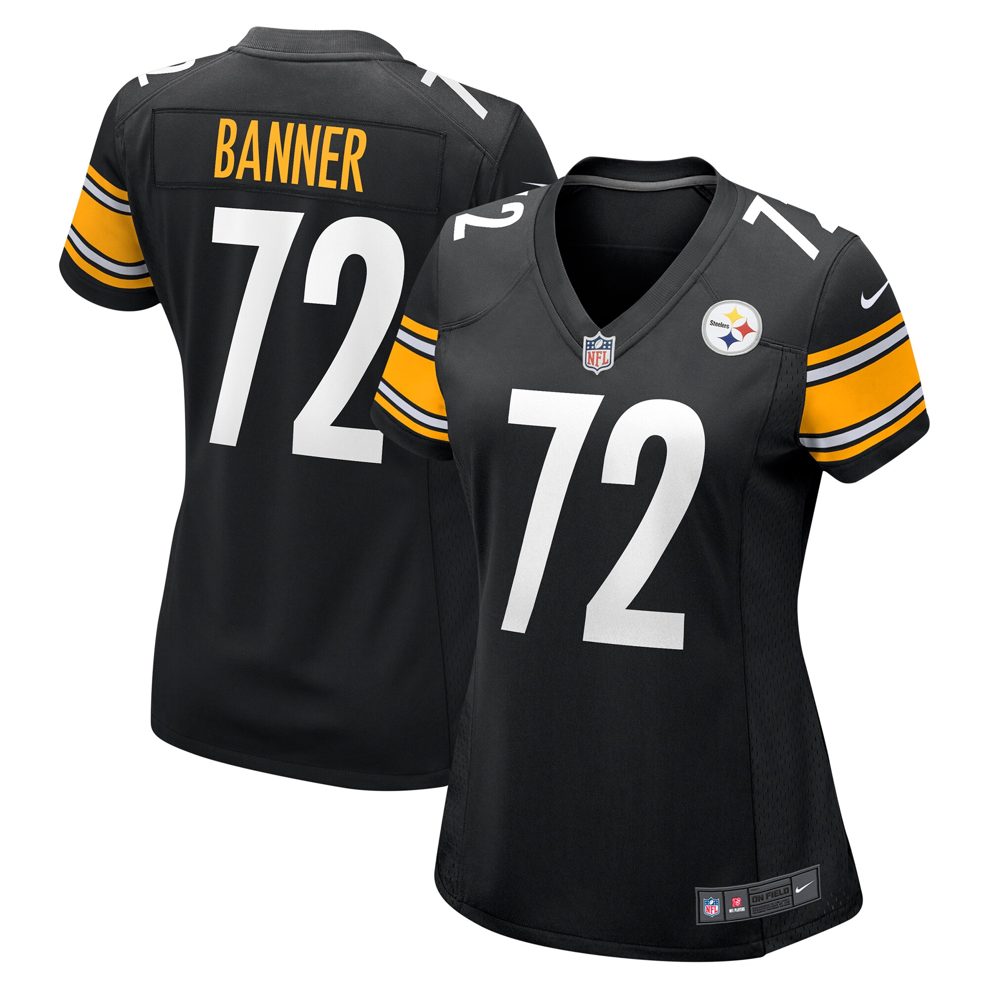 Zach Banner Pittsburgh Steelers Nike Women's Game Jersey - Black - PersonalJerseys