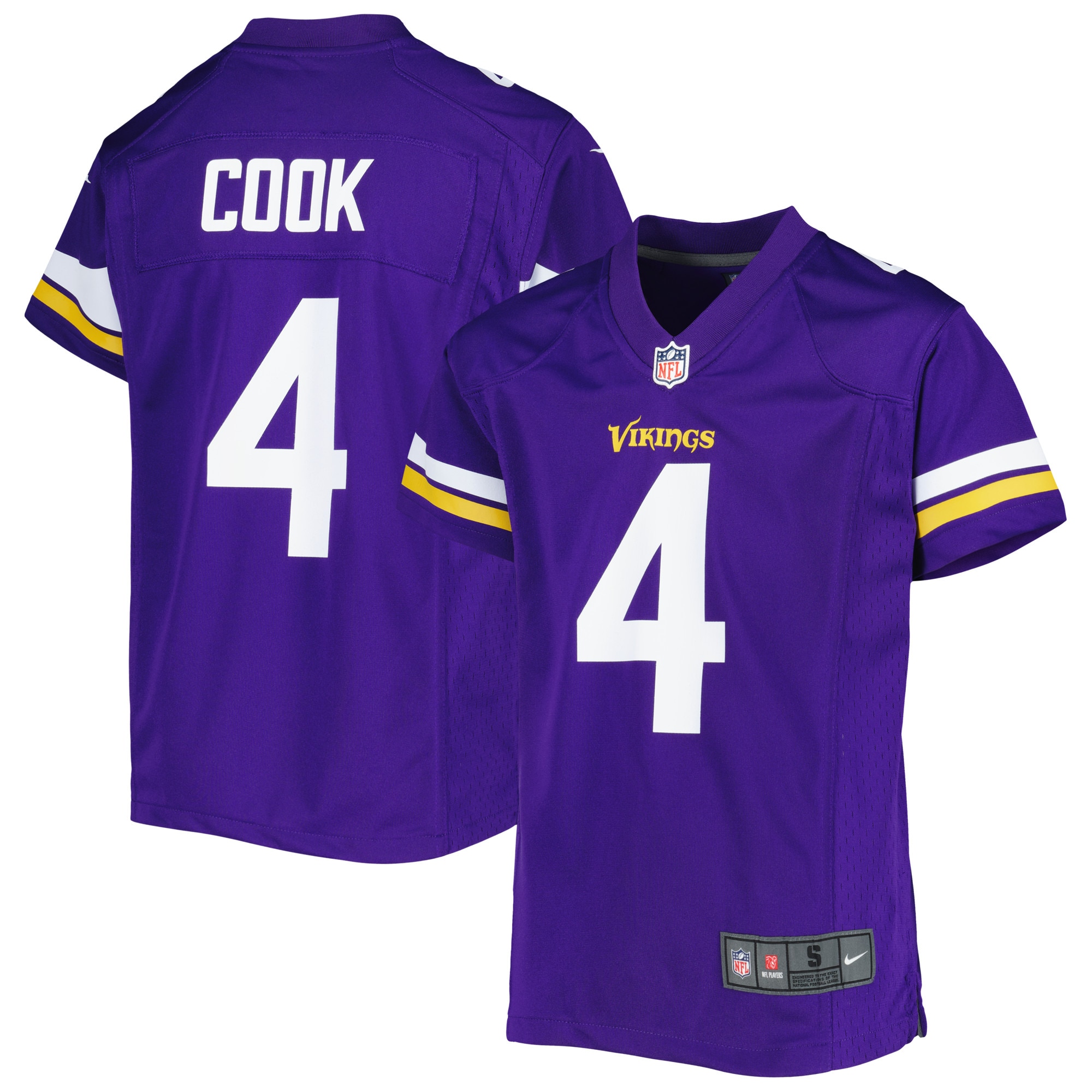 Minnesota Vikings Dalvin Cook Purple Game Jersey for Youth Women Men - Friend Lounge Store - Shop for All Things Jerseys Sports - PersonalJerseys