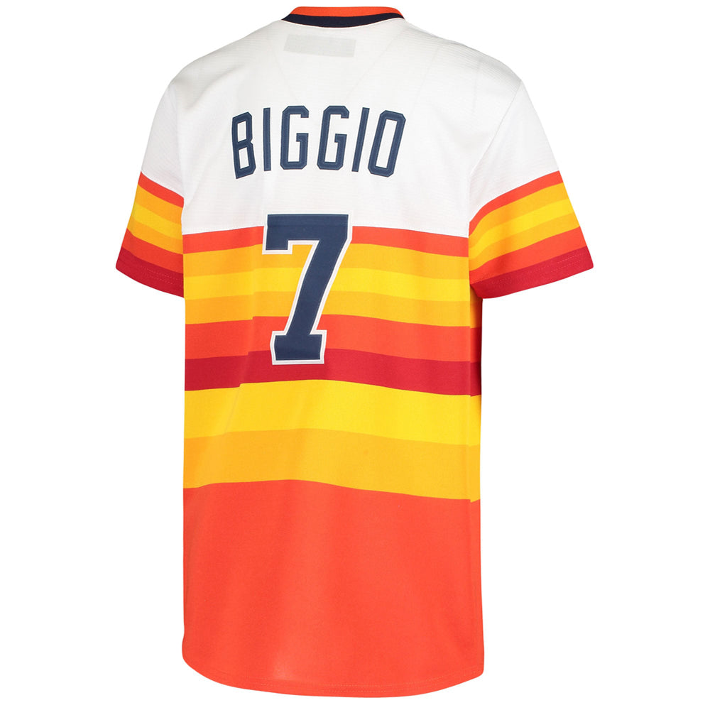 Youth Houston Astros Craig Biggio Home Cooperstown Collection Player Jersey - White - PersonalJerseys