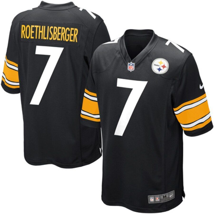 Ben Roethlisberger Pittsburgh Steelers Game Jersey - Black - Friend Lounge Store - Shop for All Things Jerseys Sports - PersonalJerseys