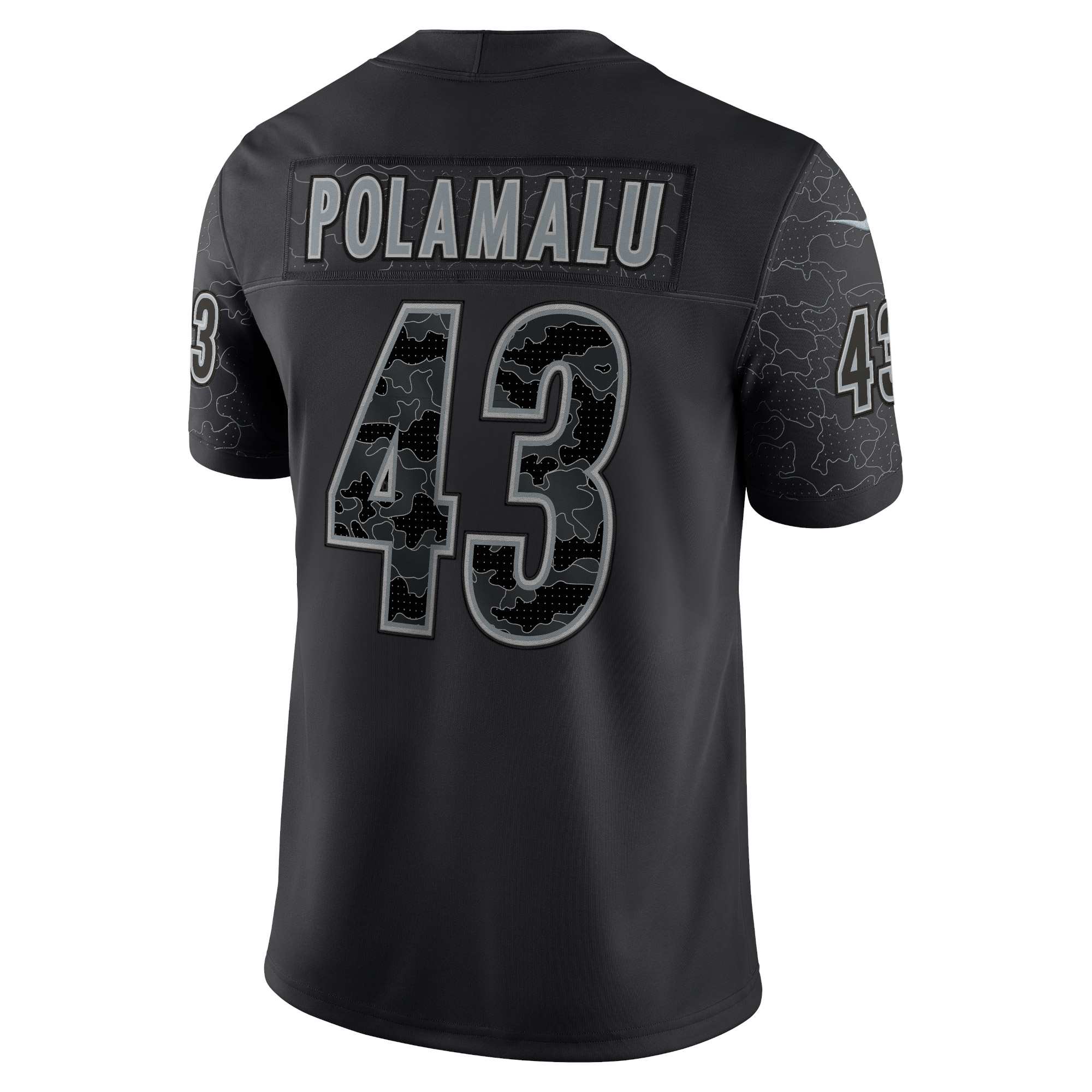 Troy Polamalu Pittsburgh Steelers Nike Retired Player RFLCTV Limited Jersey - Black - PersonalJerseys