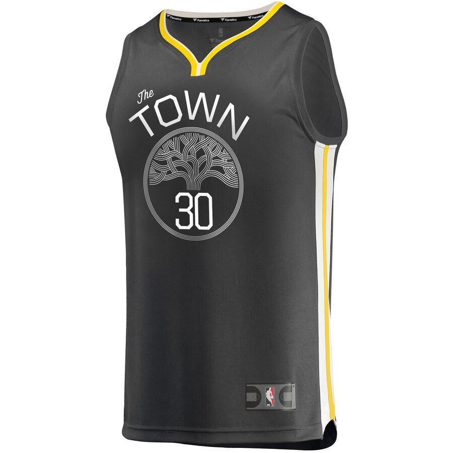 Stephen Curry Golden State Warriors Branded Fast Break Jersey Charcoal - Statement Edition - Friend Lounge Store - Shop for All Things Jerseys Sports - PersonalJerseys