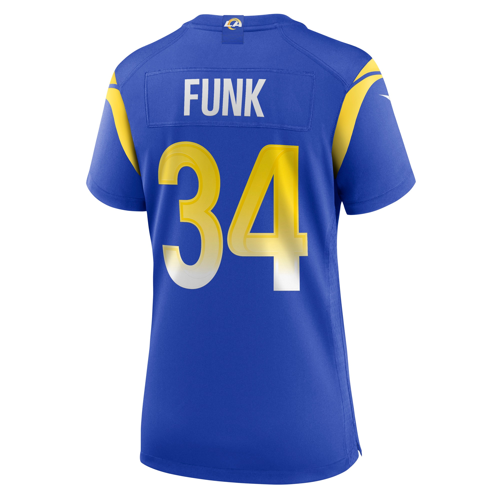 Los Angeles Rams Jake Funk Royal Game Player Jersey for Youth Women Men - Friend Lounge Store - Shop for All Things Jerseys Sports - PersonalJerseys