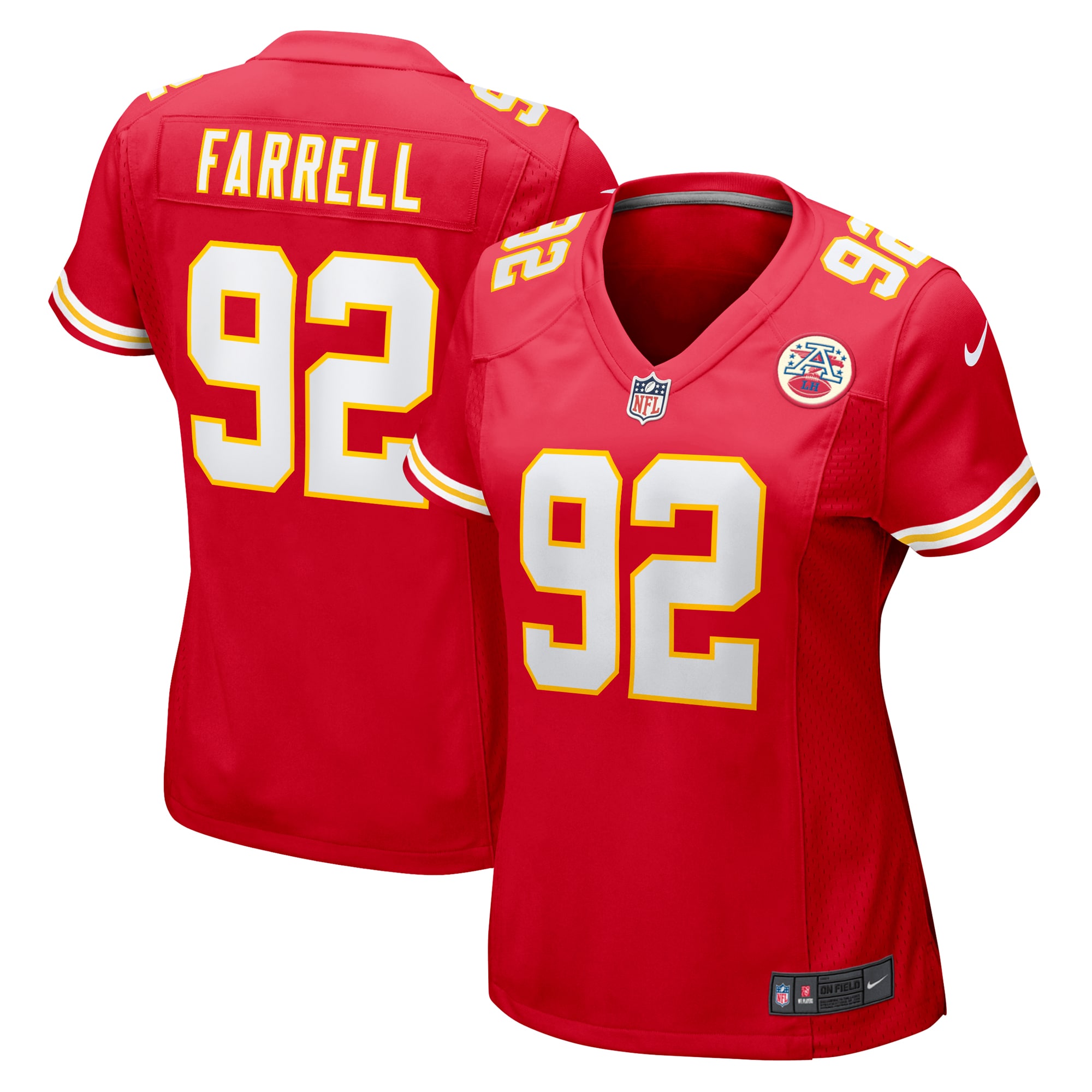 Neil Farrell Jr. Kansas City Chiefs Nike Women's Team Game Jersey -  Red - PersonalJerseys
