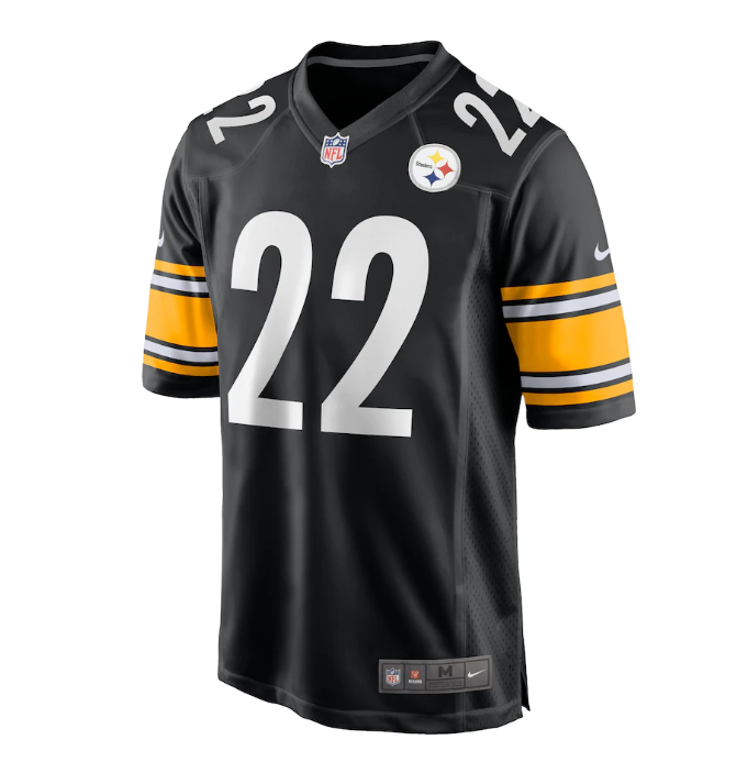 Youth Pittsburgh Steelers Najee Harris Black Game Jersey - PersonalJerseys