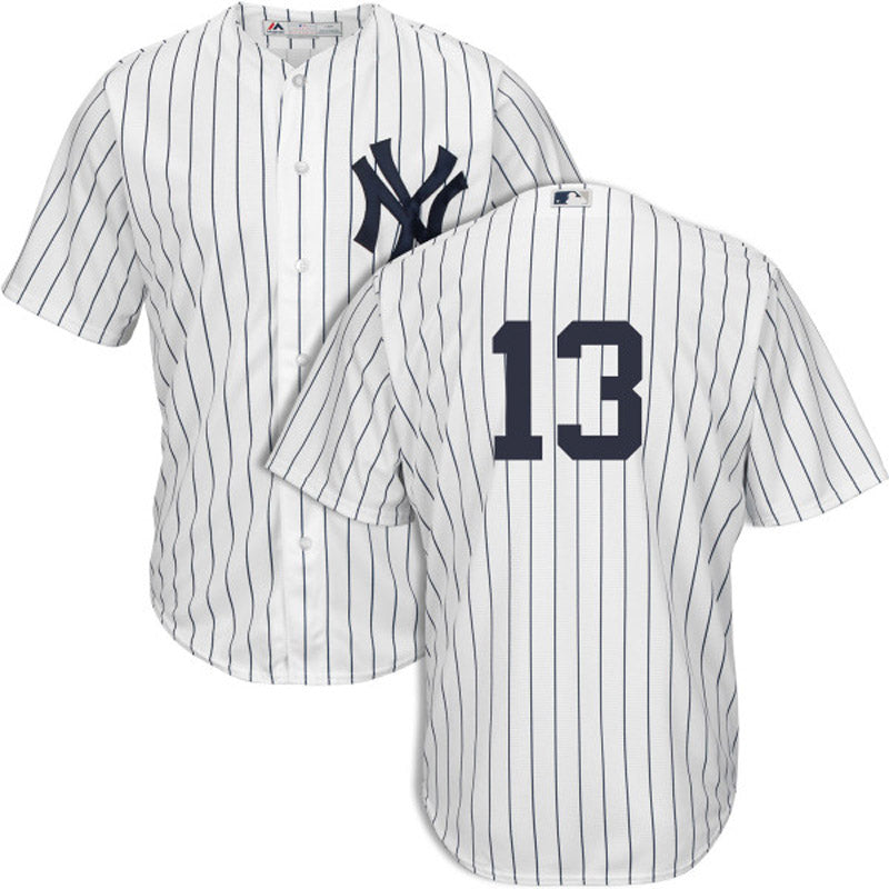 Men's New York Yankees Alex Rodriguez Replica Home Jersey - White - Sports Wear Jersey - PersonalJerseys