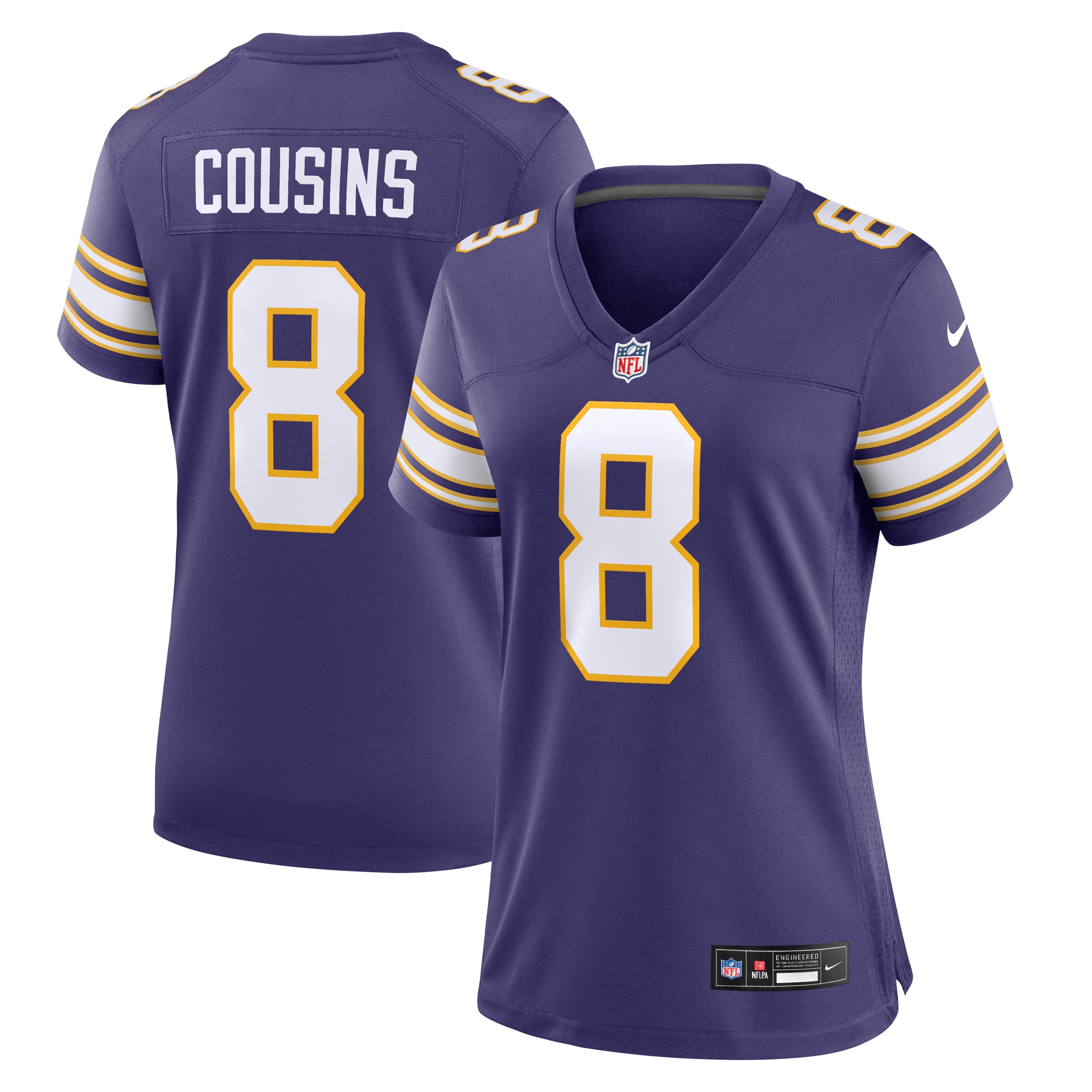 Kirk Cousins Minnesota Vikings Nike Women's Player Jersey - Purple - PersonalJerseys