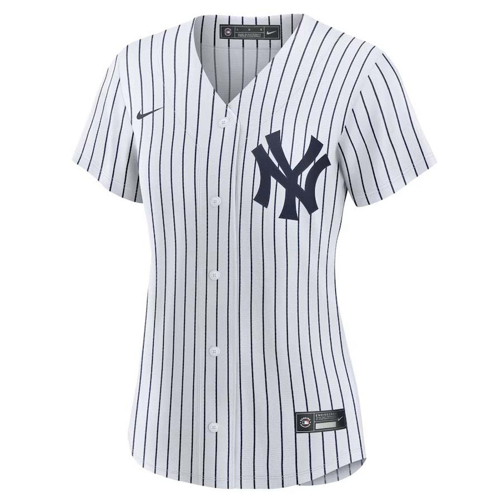 Women's New York Yankees Derek Jeter Replica Home Jersey - White - PersonalJerseys