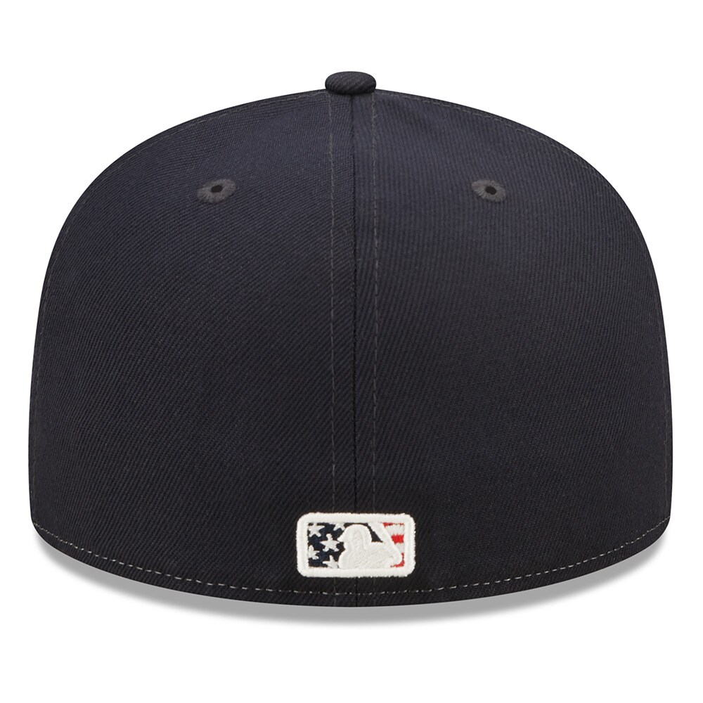 New York Yankees New Era 2022 4th of July On-Field 59FIFTY Fitted Hat - Navy - PersonalJerseys