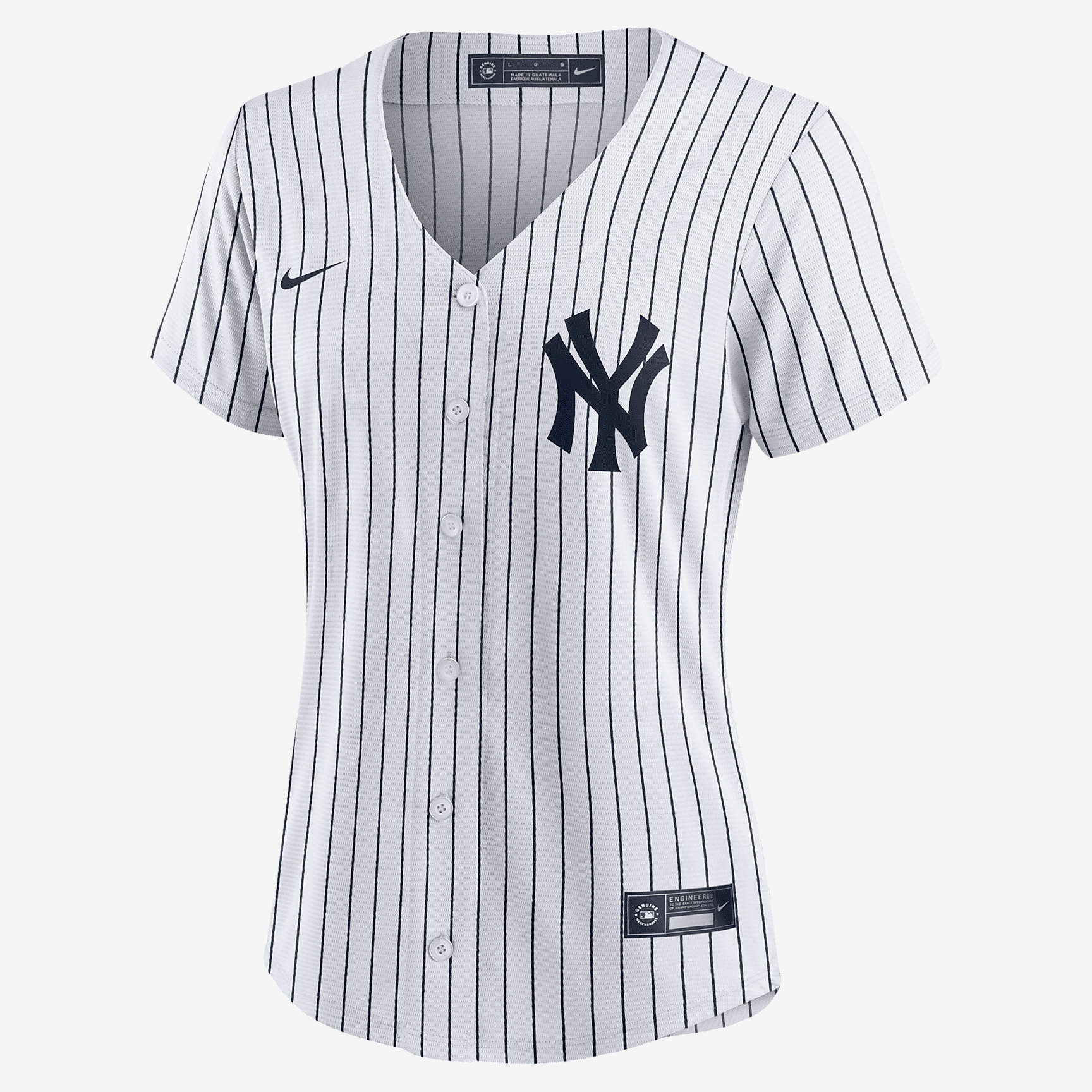 MLB New York Yankees Women's Replica Baseball Jersey - White - PersonalJerseys