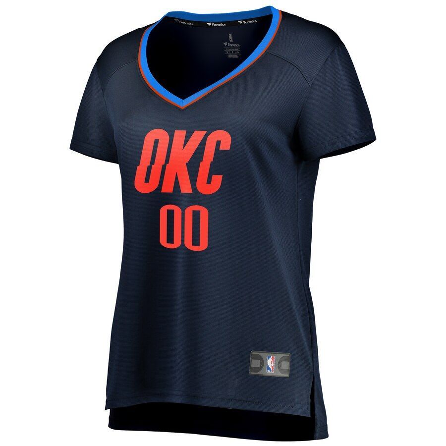 Oklahoma City Thunder Branded Women's Fast Break Custom Jersey Navy - Statement Edition - Friend Lounge Store - Shop for All Things Jerseys Sports - PersonalJerseys