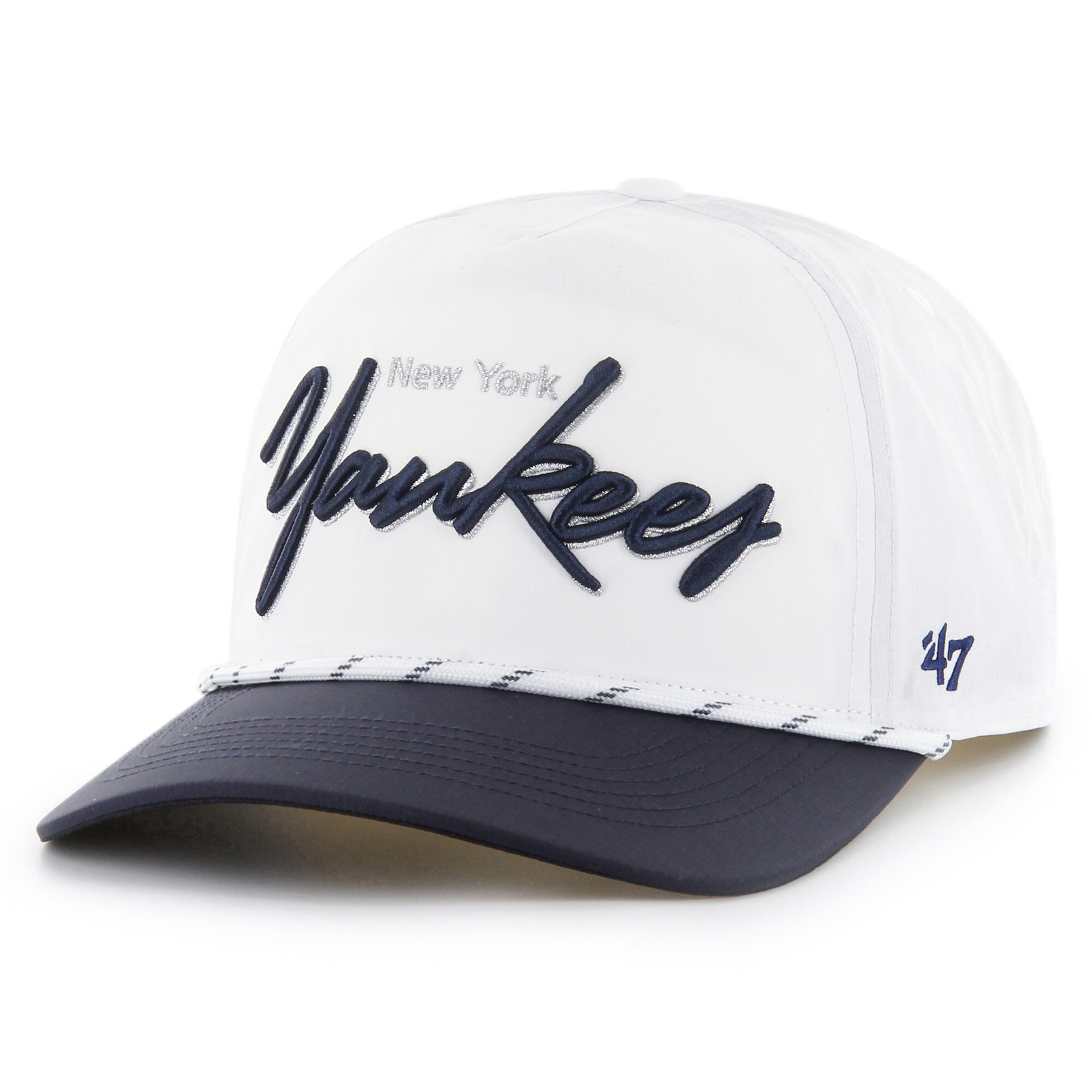 New York Yankees '47 Chamberlain Hitch Adjustable Hat - White - PersonalJerseys