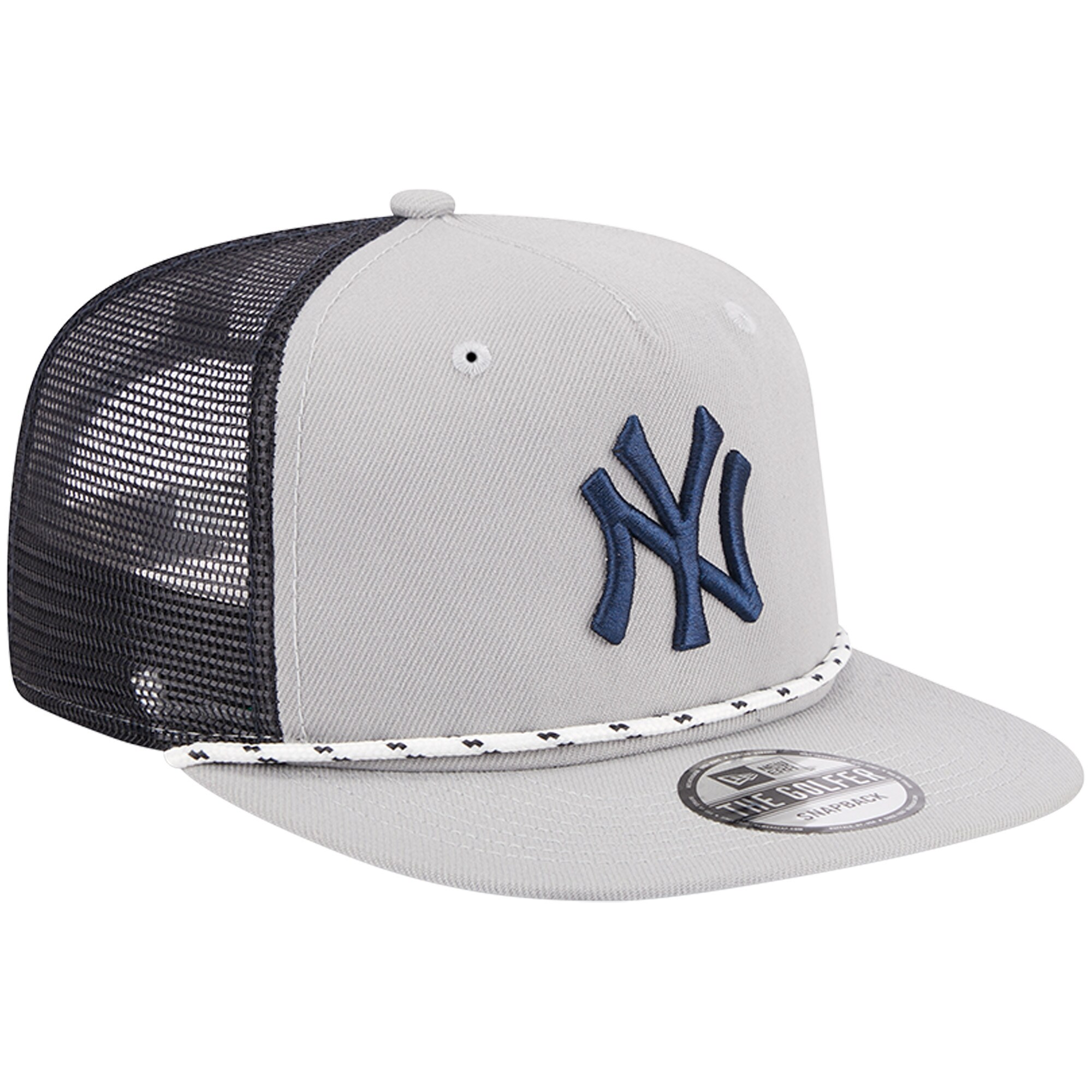 New York Yankees New Era Golfer Green Undervisor 9FIFTY Snapback Hat - Gray - PersonalJerseys
