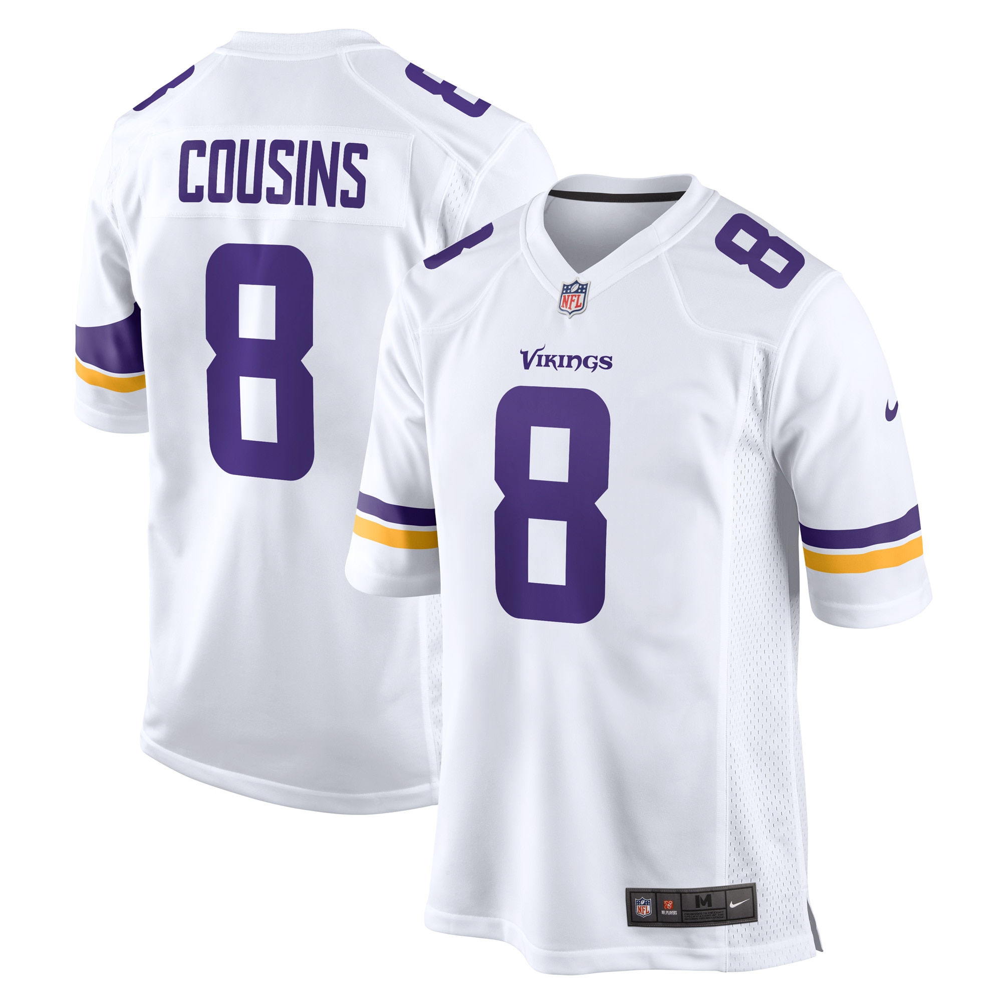 Kirk Cousins Minnesota Vikings Nike Game Player Jersey - White - PersonalJerseys