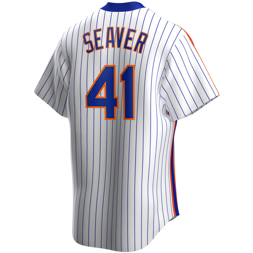 Men's Tom Seaver New York Mets Cooperstown Collection Royal Pinstripe Replica Jersey - PersonalJerseys