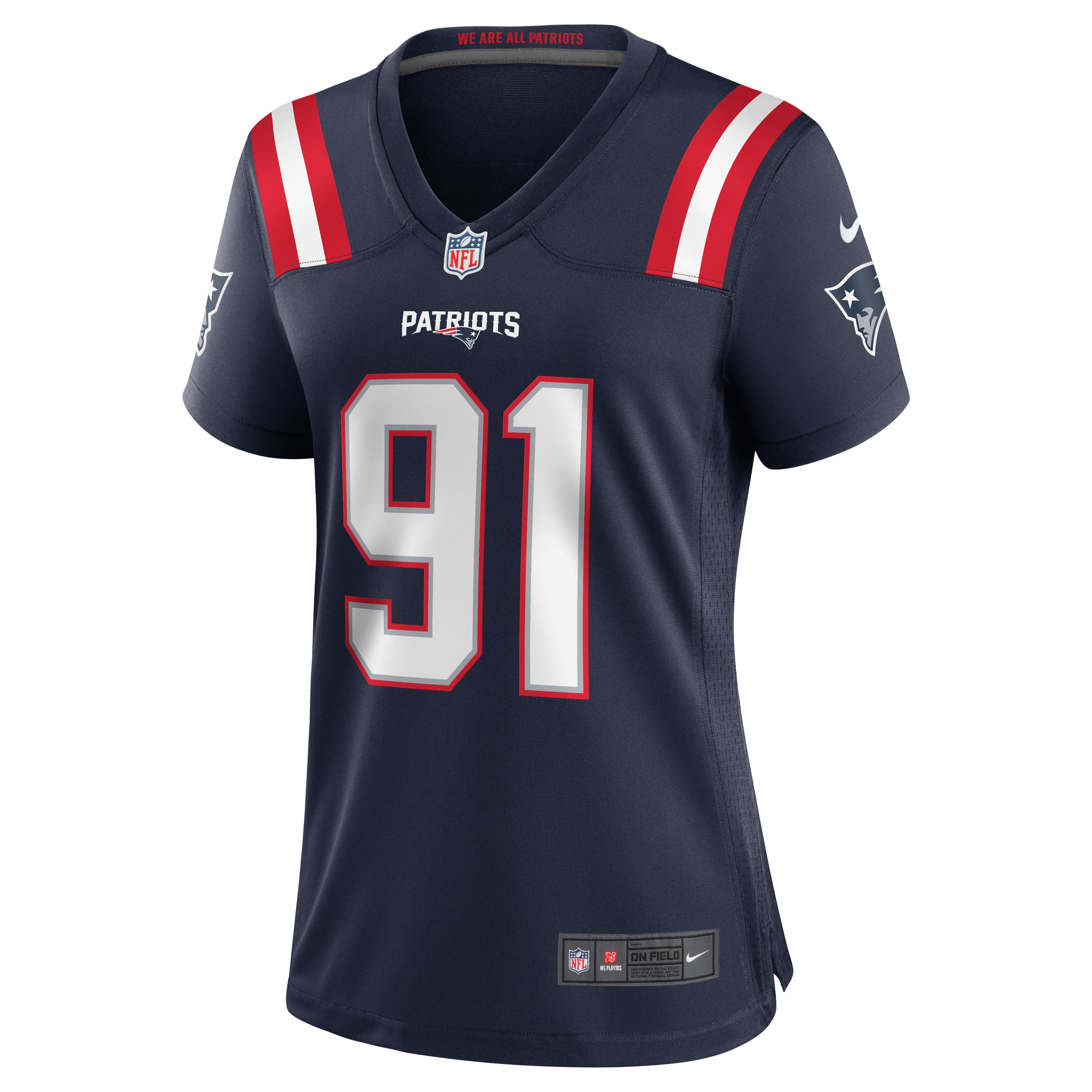 New England Patriots Deatrich Wise Jr. Navy Game Jersey for Youth Women Men - Friend Lounge Store - Shop for All Things Jerseys Sports - PersonalJerseys