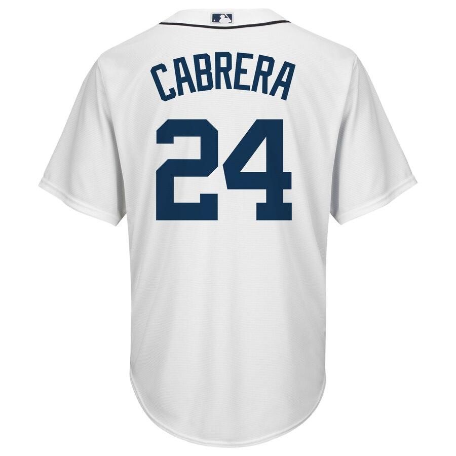 Miguel Cabrera Detroit Tigers Majestic Big And Tall Official Cool Base Player Jersey - White - Friend Lounge Store - Shop for All Things Jerseys Sports - PersonalJerseys