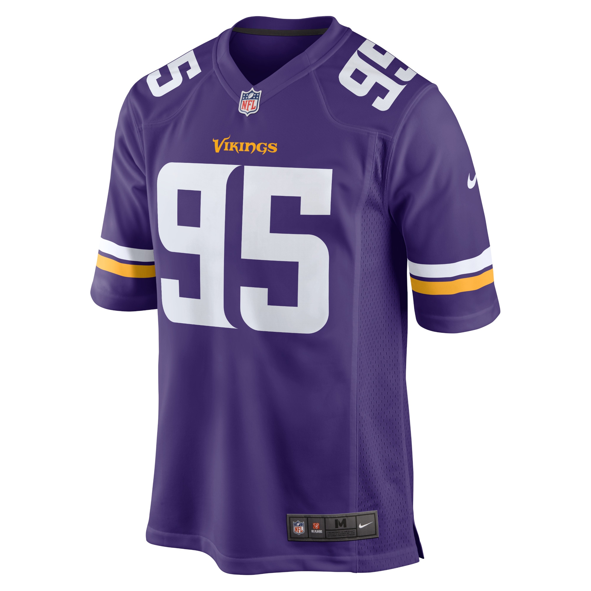 Khyiris Tonga Minnesota Vikings Nike Home Game Player Jersey - Purple - PersonalJerseys