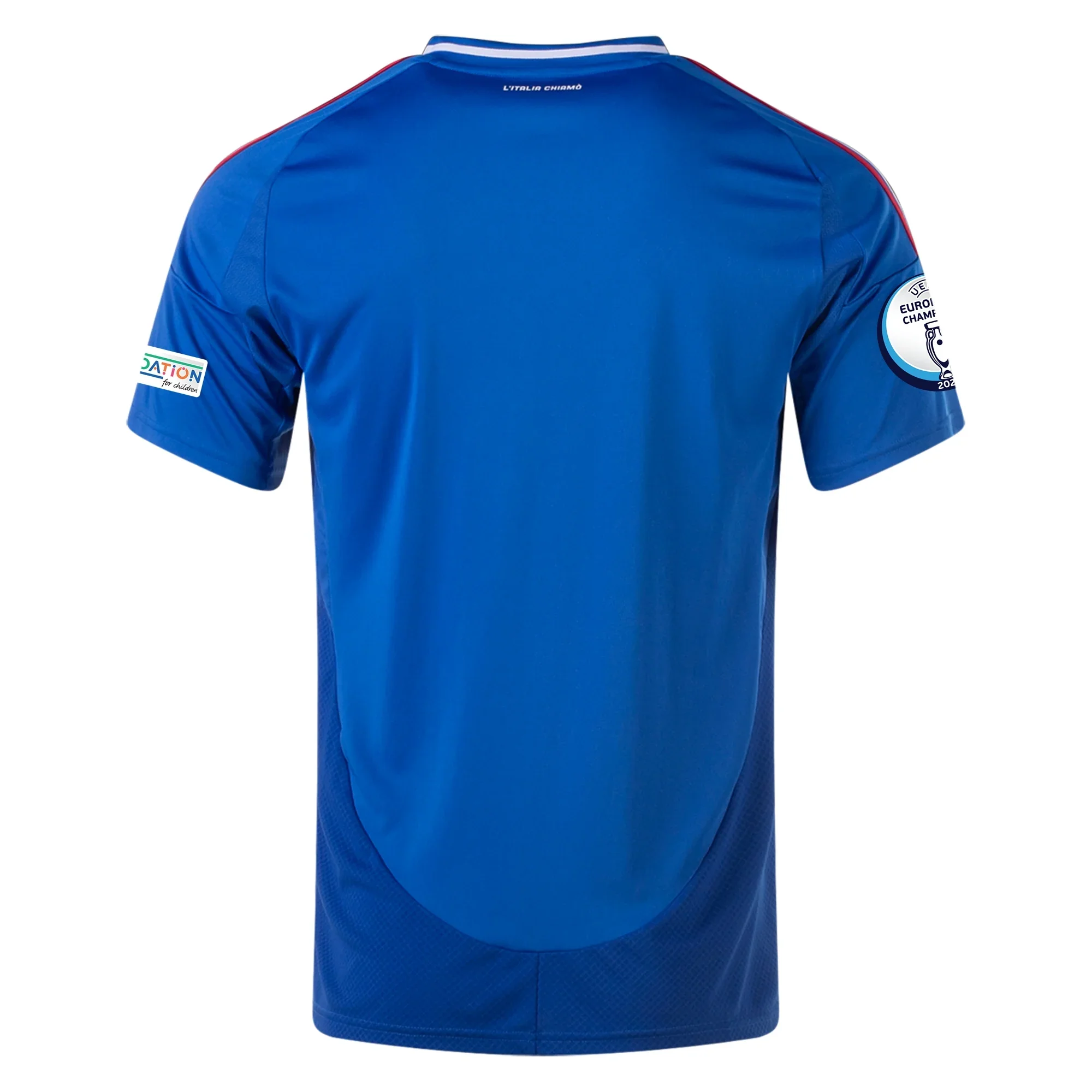 adidas Italy Home Jersey w/ Euro 2024 Patches 24/25 (Blue) - PersonalJerseys