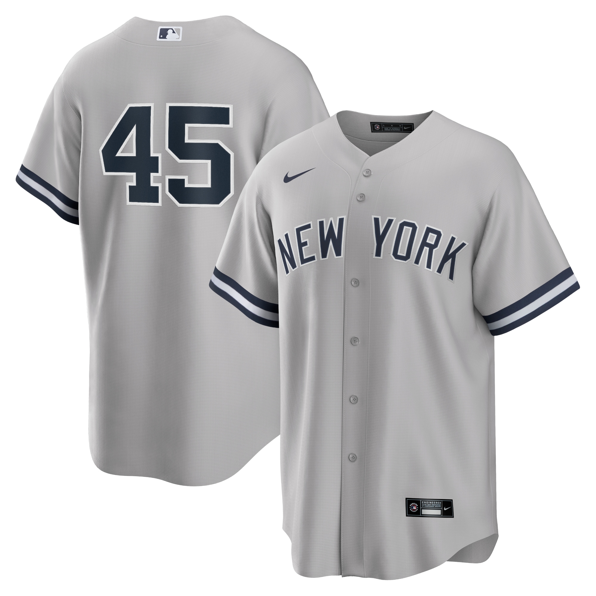Gerrit Cole New York Yankees Nike Road Replica Player Name Jersey - Gray - PersonalJerseys