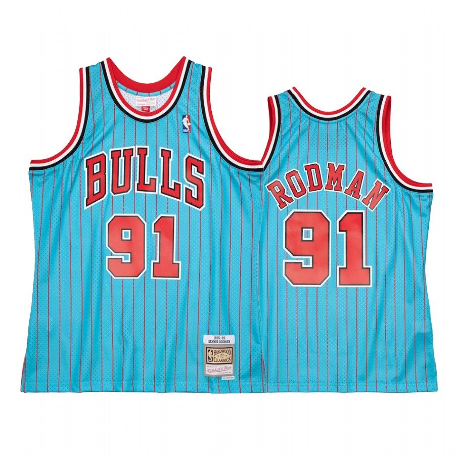 Dennis Rodman #91 Chicago Bulls Reload 2.0 Jersey Blue - Friend Lounge Store - Shop for All Things Jerseys Sports - PersonalJerseys