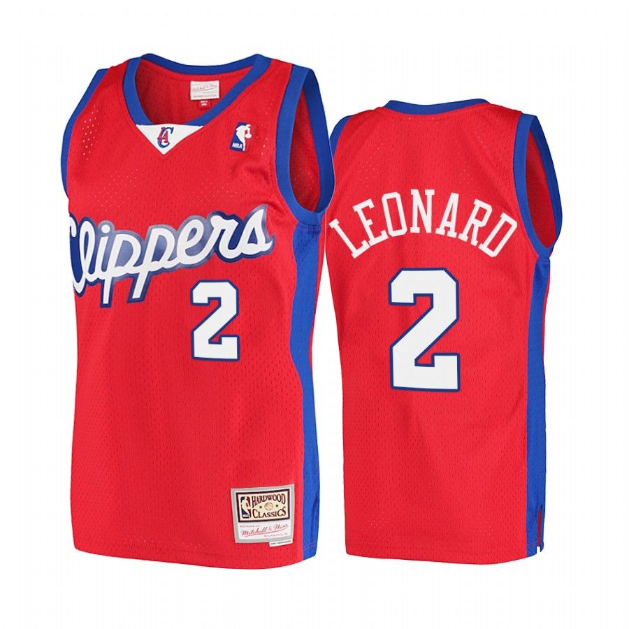 Kawhi Leonard LA Clippers Red Jersey Hardwood Classics 2001-02 - Friend Lounge Store - Shop for All Things Jerseys Sports - PersonalJerseys