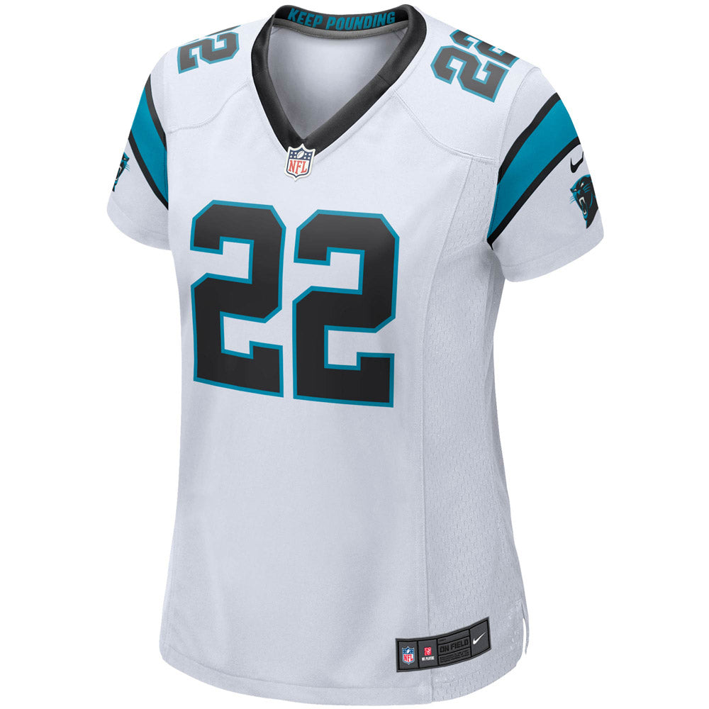Women's Carolina Panthers Christian McCaffrey Game Player Jersey White - PersonalJerseys