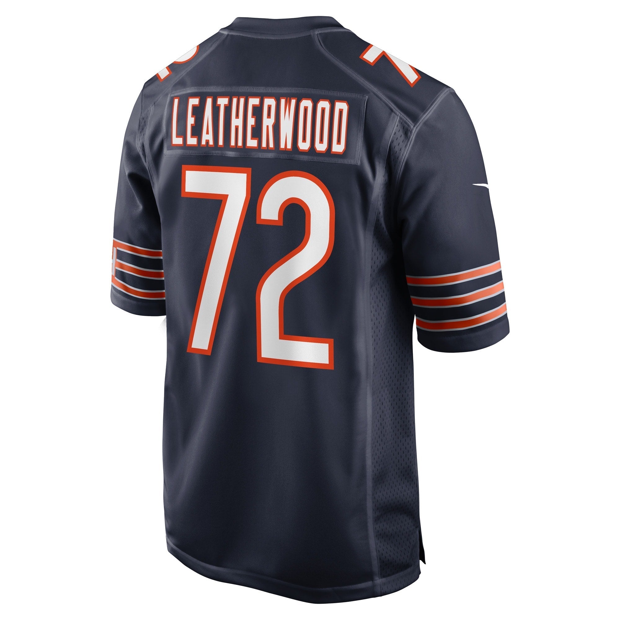 Men's Nike Alex Leatherwood Navy Chicago Bears Game Player Jersey - PersonalJerseys