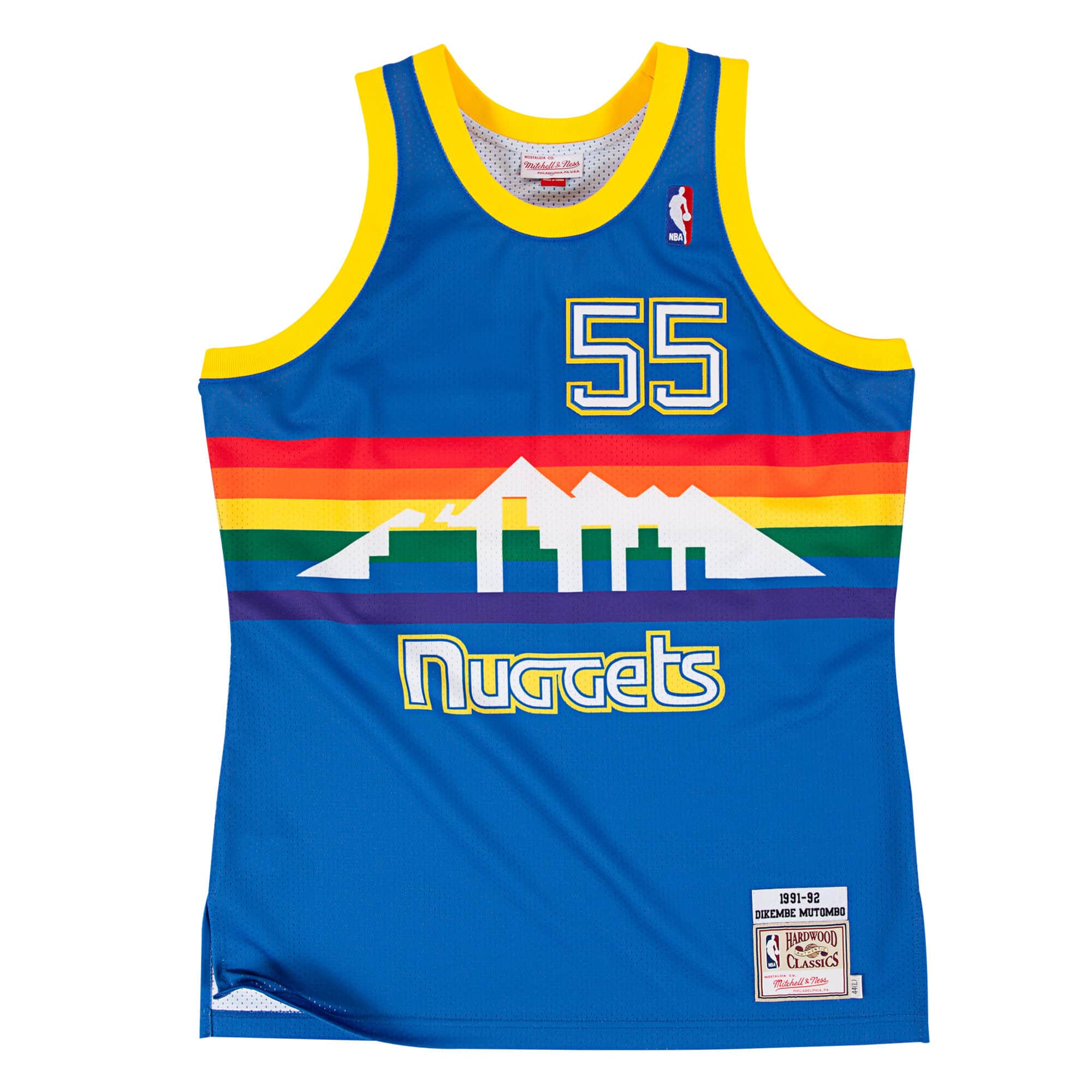 Dikembe Mutombo 1991-92 Authentic Jersey Denver Nuggets - PersonalJerseys