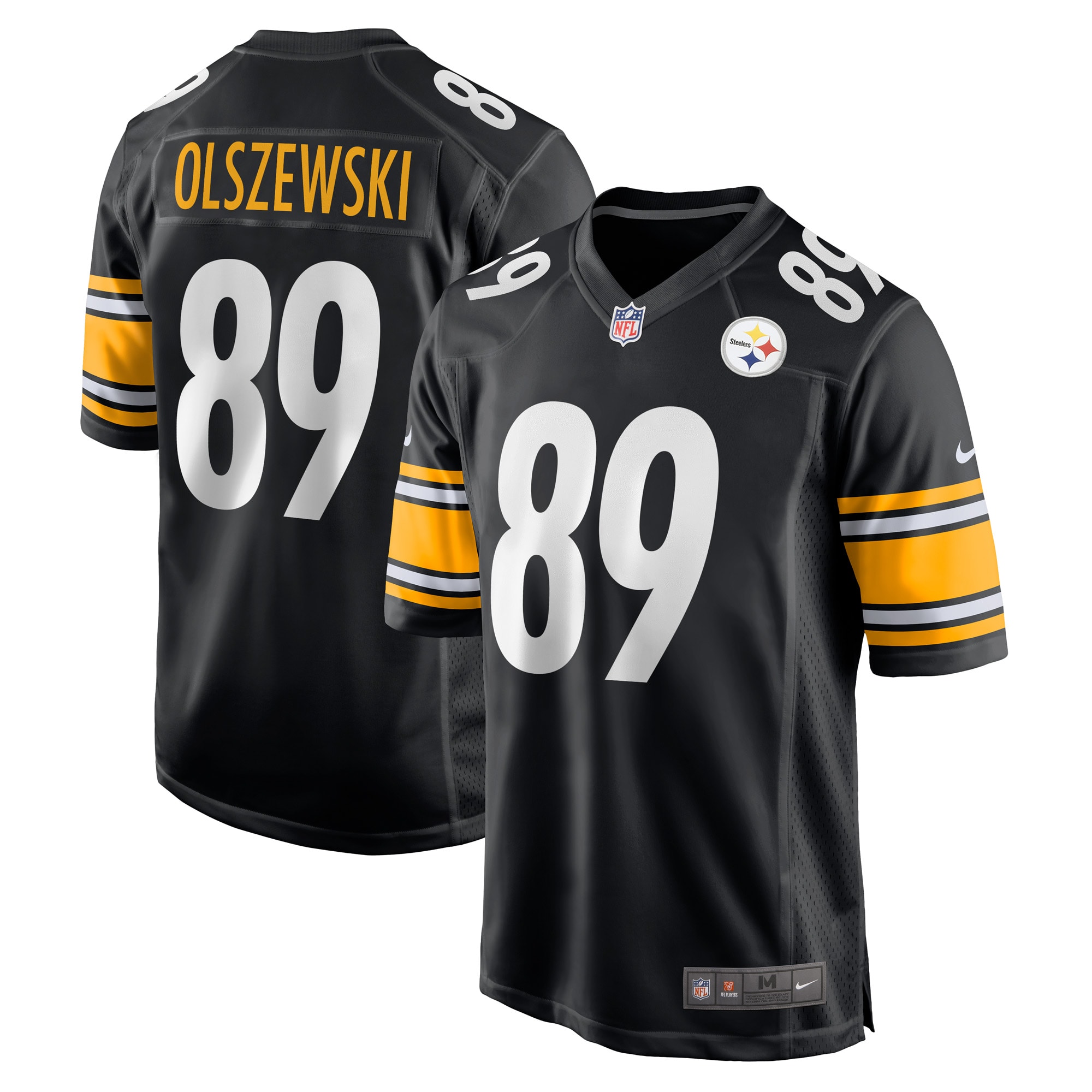 Gunner Olszewski Pittsburgh Steelers Nike Game Player Jersey - Black - PersonalJerseys