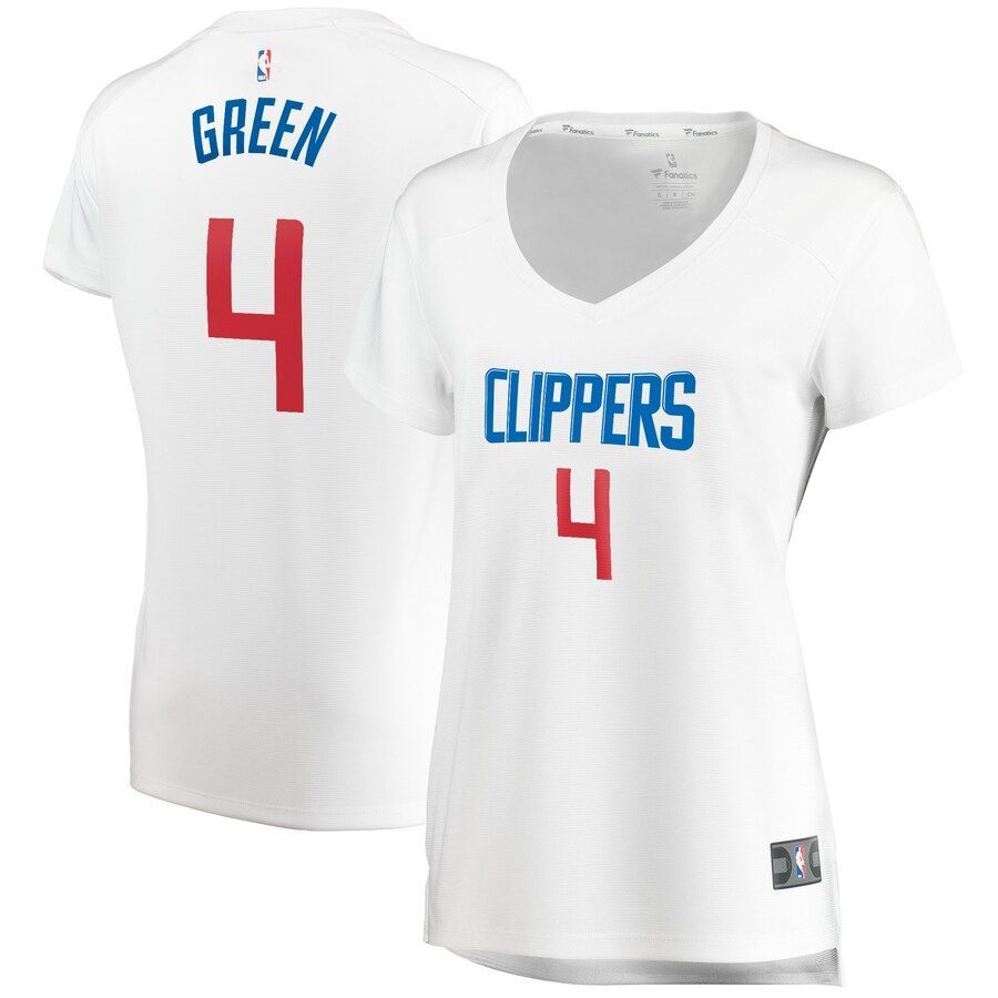 JaMychal Green LA Clippers Branded Women's Fast Break Player Jersey - Association Edition - White - Friend Lounge Store - Shop for All Things Jerseys Sports - PersonalJerseys