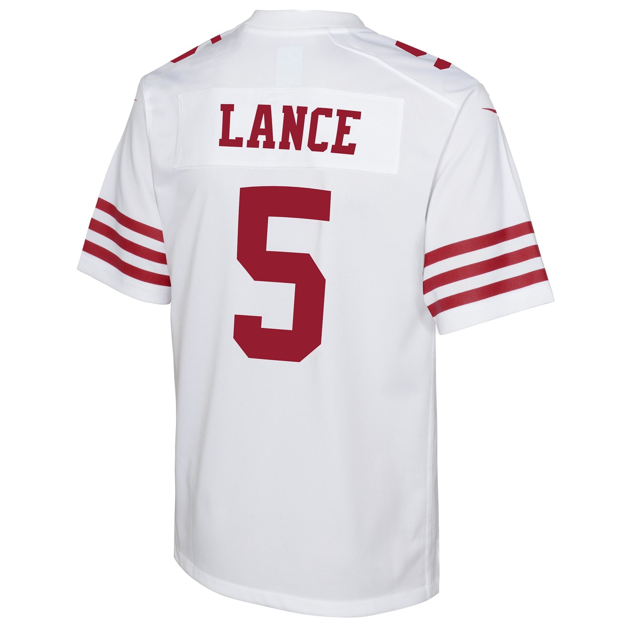 Youth Nike Trey Lance White San Francisco 49ers Game Jersey - PersonalJerseys