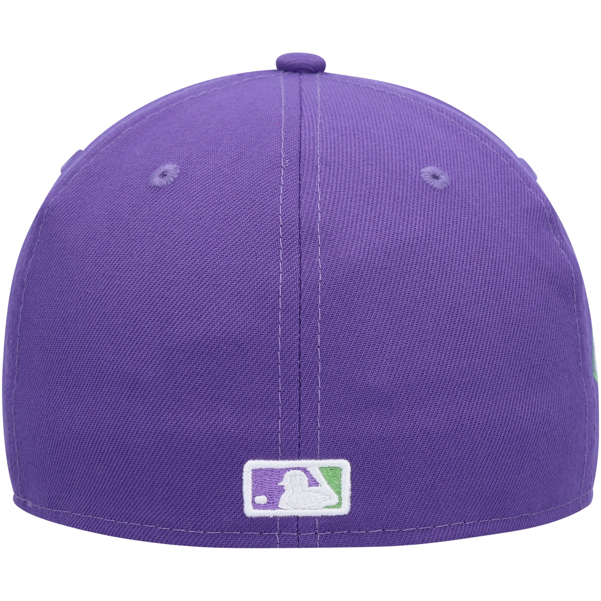 Houston Astros New Era Lime Side Patch 59FIFTY Fitted Hat - Purple - PersonalJerseys