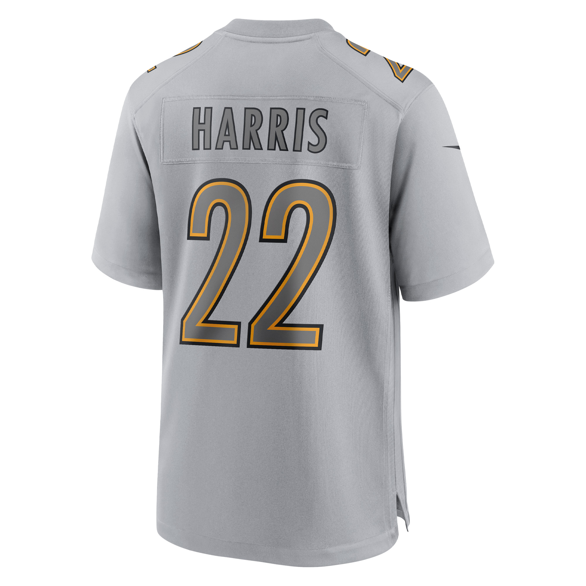 Najee Harris Pittsburgh Steelers Nike Atmosphere Fashion Game Jersey - Gray - PersonalJerseys